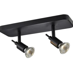 Fantasia SONAR II 2L satin black/dim.glass LED 5W GU10 incl.
