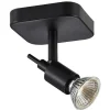 Fantasia SONAR II 1L satin black/dim.glass LED 5W GU10 incl.