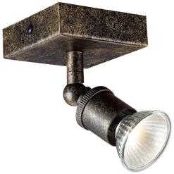 Fantasia STUGA square 1xGU10 dimmable 5W LED (Glass) incl.