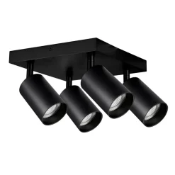 Fantasia TABOO 4L SQ GU10 (excl) zwart, spot