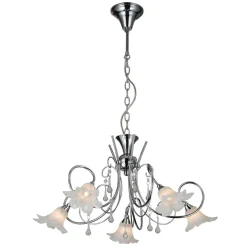 Fantasia TABOR susp. lamp chrome 5xG9 LED incl.