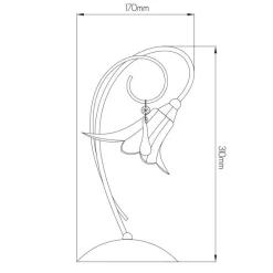 Fantasia TABOR Table Lamp chrome 1xG9 LED incl.