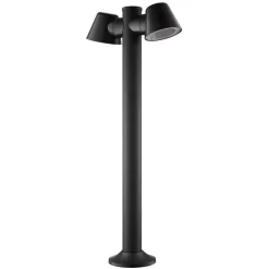 Fantasia TATTI Paal IP54, zwart, 2x GU10 excl