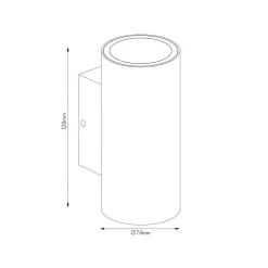 Fantasia TENGU Wall light 2x3W 3000K IP65