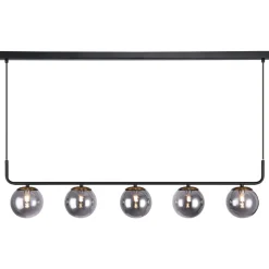 Fantasia TSURU pendant 5x G9 LED incl. black/bronze