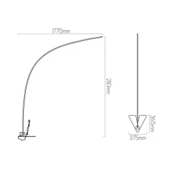 Fantasia VERTIGE LED Vloerlamp 21W 3000K (doos 1 van 2)