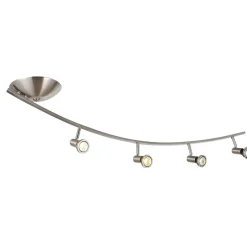 Fantasia Xzibit boog 4x GU10 5w LED satin chroom/chroom