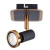 Fantasia XZIBIT 1L GU10 LED 5W dim incl. black / bronze