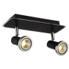 Fantasia XZIBIT spot head 2xGU10 5W LED  black/Chrome