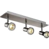 Fantasia XZIBIT spot head 3xGU10 5W LED satin chrome/Chrome