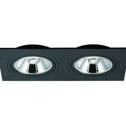 Fantasia ZOOM AR111 SQ 2L black incl. 2x AR111 12W 2700K 1130 lm