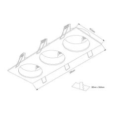 Fantasia ZOOM base 3L ALU 3x GU10