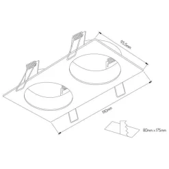 Fantasia ZOOM base 2L pure bronze 2x GU10