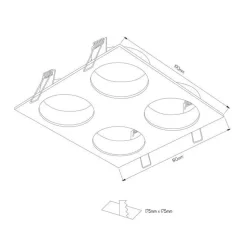 Fantasia ZOOM base 4L pure bronze 4x GU10
