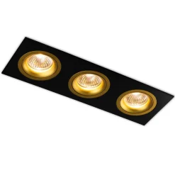 Fantasia ZOOM base 3L satin black 3x GU10