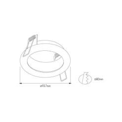 Fantasia ZOOM base pure bronze 1x GU10 round
