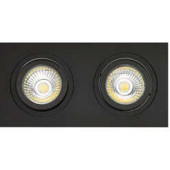 Fantasia ZOOM I 2L satin black/dim.glass LED 5W GU10 incl.