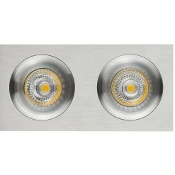 Fantasia ZOOM III 2L Alu/dim.glass LED 5W GU10 incl.