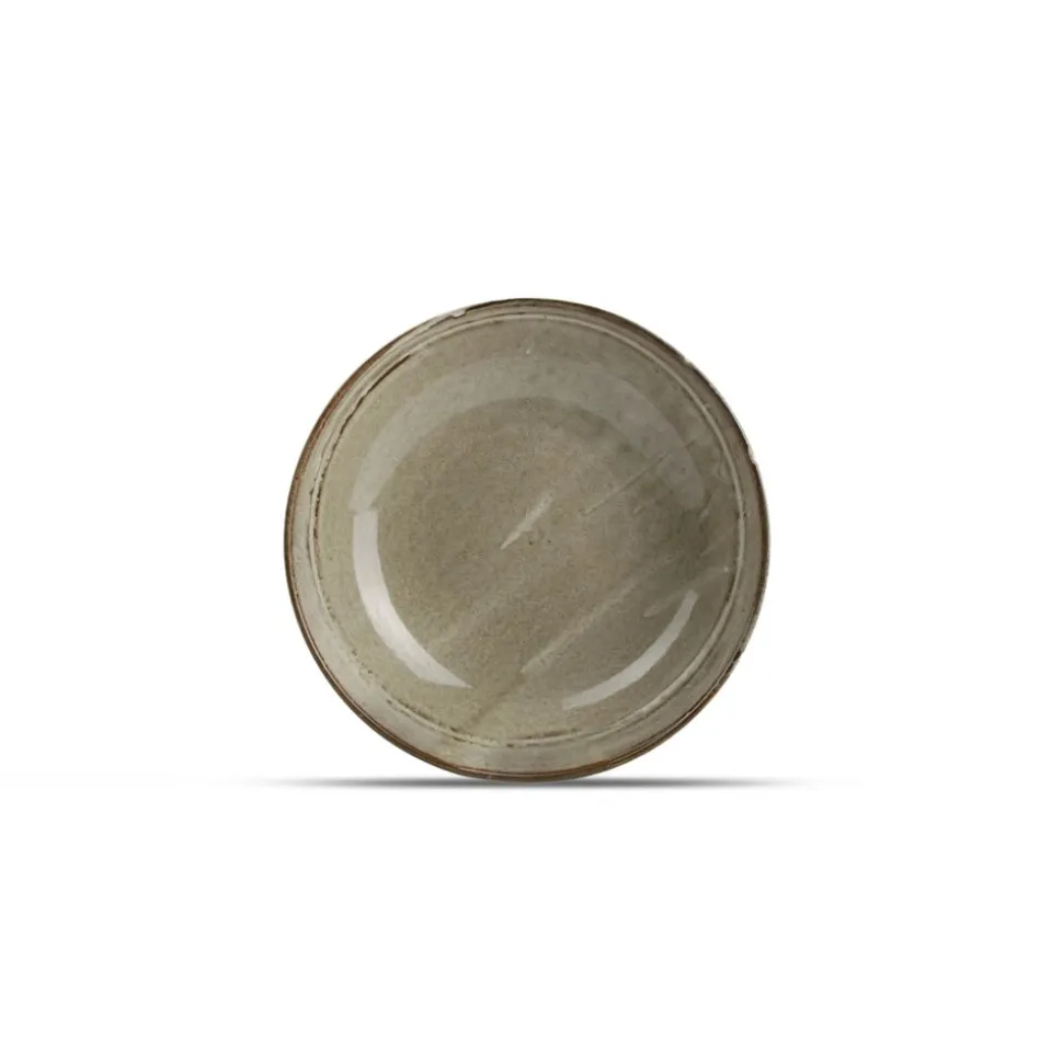 F2D Ceres Diep bord 22xH6cm grijs