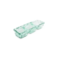 F2D Ecovitra Serveerschaal 32x10xH5,5cm 3 delen green