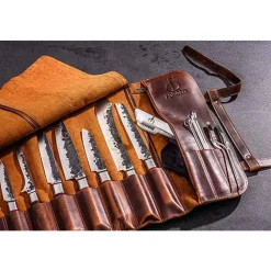 Forged Essentials Messenfoudraal Leder 16x43xh4cm