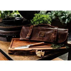 Forged Essentials Messenfoudraal Leder 16x43xh4cm