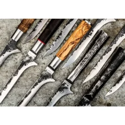 Forged Olive Uitbeenmes 15cm