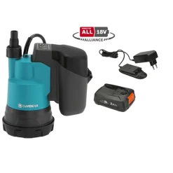Gardena Accu dompelpomp 2000/2 Clear 18V P4A set