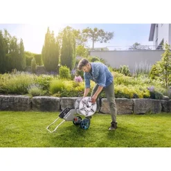 Gardena Slangenwagen metaal AquaRoll M set (25m)