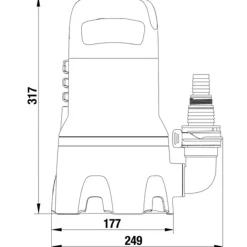 Gardena Vuilwaterpomp 9000