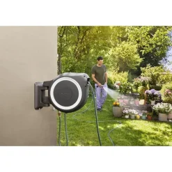Gardena Wandslangenbox 30m RollUp L wit