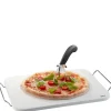 GEFU DARIOSO Pizzasteen + pizzasnijder + pizzaschep