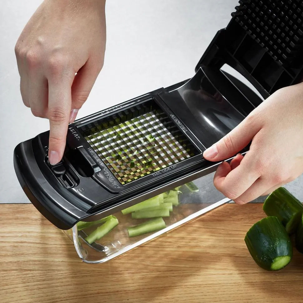 GEFU Treppo Blokjes- en reepjessnijder