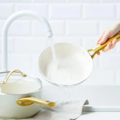 GreenPan Padova Cream White 2-delige Pannenset met keramische antikleeflaag 20/26 cm