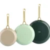 GreenPan Shades 3-delige Pannenset met keramische antikleeflaag NATURAL