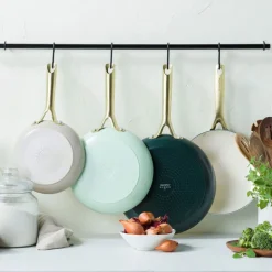 GreenPan Shades 3-delige Pannenset met keramische antikleeflaag NATURAL