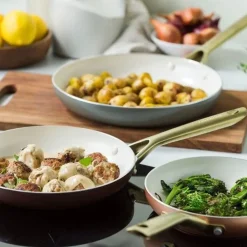 GreenPan Shades 3-delige Pannenset met keramische antikleeflaag TERRA