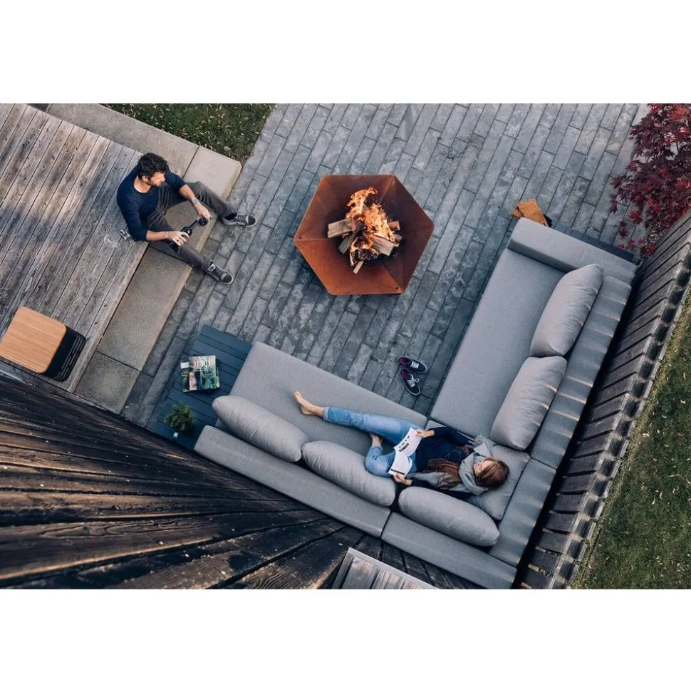 Höfats TRIPLE 65 Vuurschaal corten