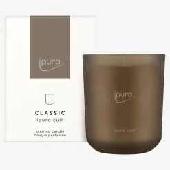i-puro Classic Geurkaars 270gr Cuir
