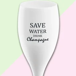 Koziol Cheers Nr 1 Save water drink champagne