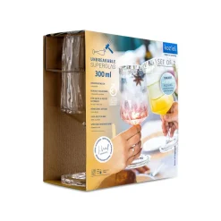 Koziol CLUB No. 4 Superglas 300ml crystal clear set/2