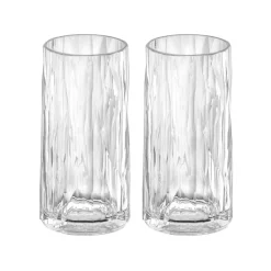 Koziol CLUB No. 8 Superglas 300ml crystal clear set/2