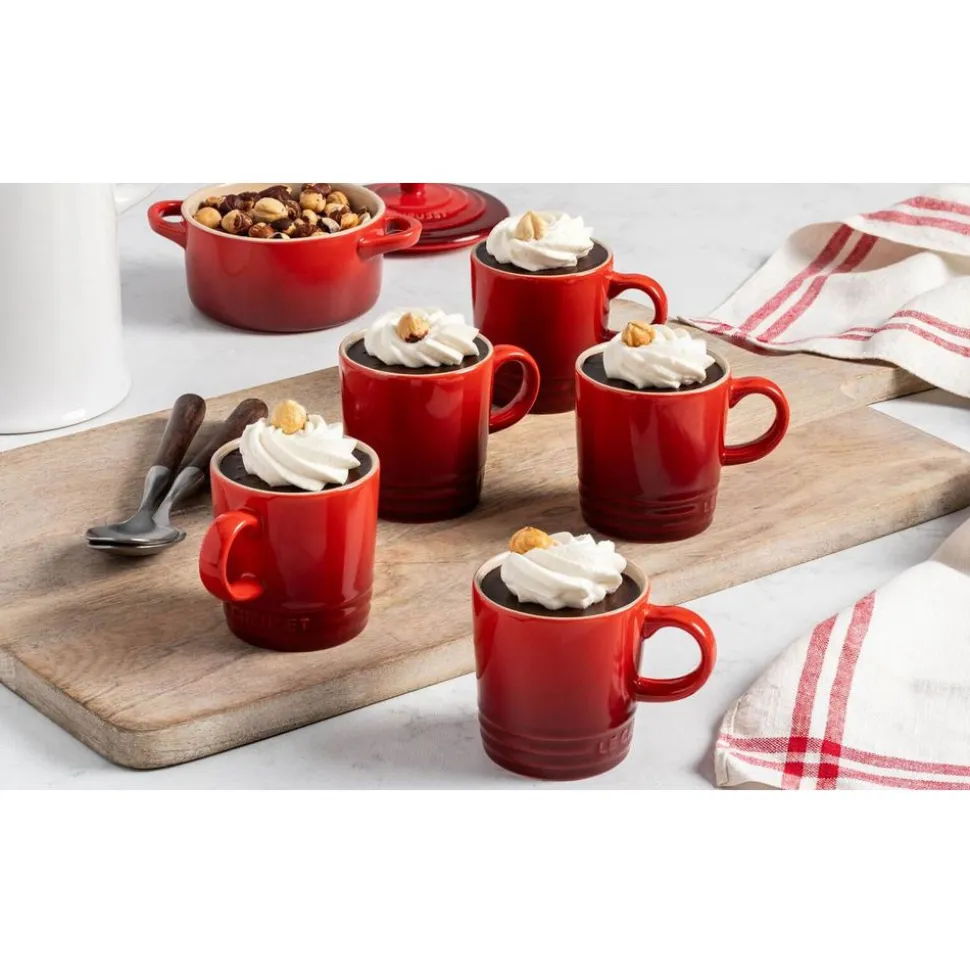 Le Creuset Mok in Aardewerk 0,35l Kersenrood