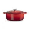 Le Creuset Stoofpan Ovaal in Geëmailleerd Gietijzer 31cm 6,3L Kersenrood