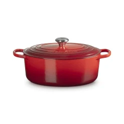 Le Creuset Stoofpan Ovaal in Geëmailleerd Gietijzer 31cm 6,3L Kersenrood