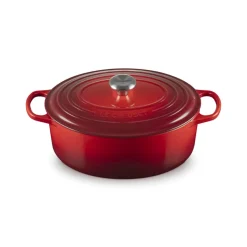 Le Creuset Stoofpan Ovaal in Geëmailleerd Gietijzer 31cm 6,3L Kersenrood