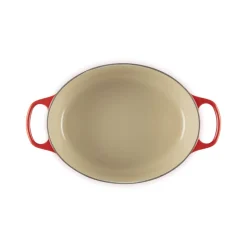 Le Creuset Stoofpan Ovaal in Geëmailleerd Gietijzer 31cm 6,3L Kersenrood