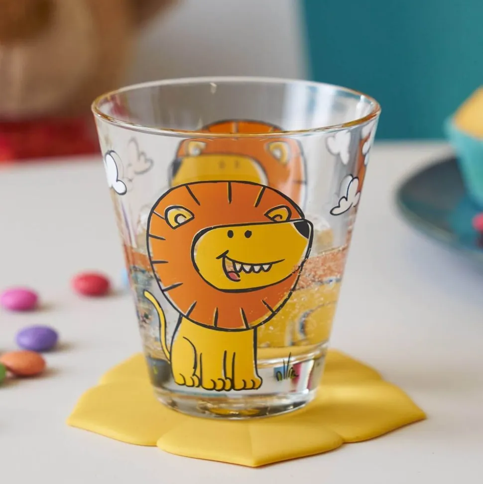Leonardo Bambini Kinderglas Leeuw 215ml
