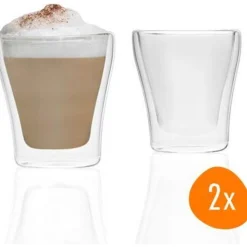 Leonardo Duo Dubbelwandig glas 250ml set van 2