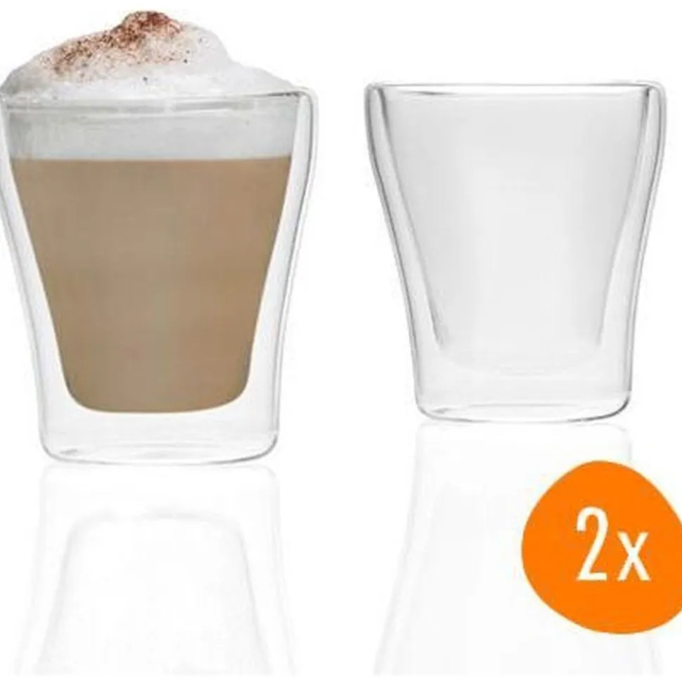 Leonardo Duo Dubbelwandig glas 250ml set van 2